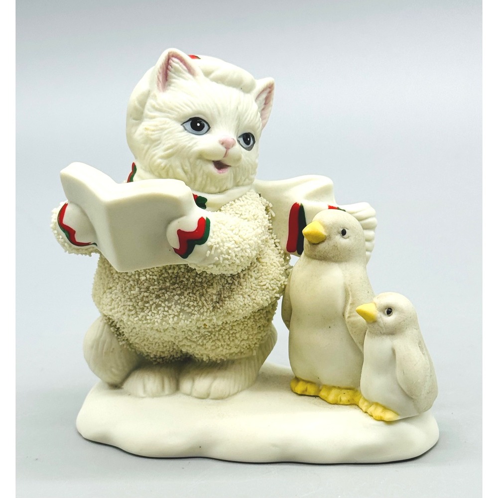 Lefton Kitty Snowflake Penguin Figurine Limited Edition 813 of 4500 4 inch 1993